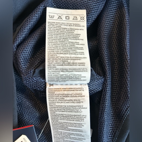 Reebok Men's Training Essentials Jacket Lightweight Full Zip Hooded Navy 2XL NWT - Picture 8 of 13